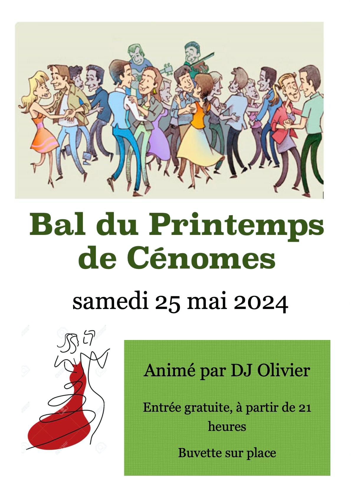 Lire la suite à propos de l’article Cénomes : Bal de Printemps le 25 mai 2024