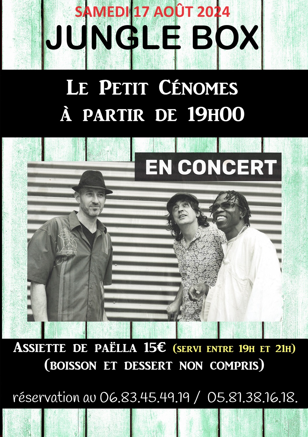 Lire la suite à propos de l’article Concert au Petit Cénomes le 17 août 2024